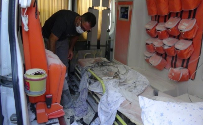 Özel hastanenin ambulansında yanan kadın öldü