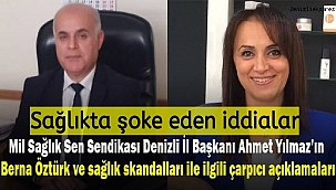 Denizli'de Sağlıkta şoke eden iddialar