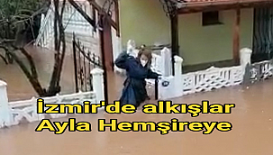 İzmirde Alkışlar Ayla Hemşireye