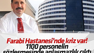 Trabzon'da Farabi Hastanesi'nde kriz var!