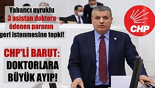 Yabancı uyruklu 3 asistan doktora ödenen paranın geri istenmesine tepki!