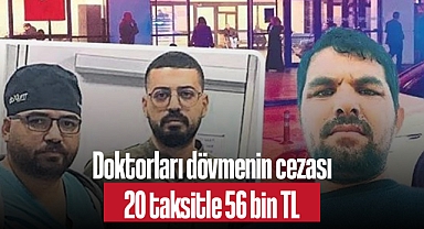 Doktorları dövmenin cezası: 20 taksitle 56 bin TL